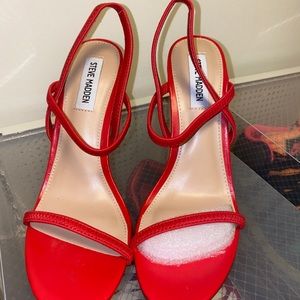 Red Steve Madden women’s shoes
